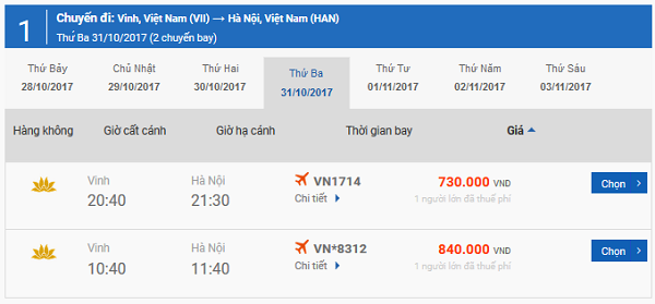 Vé máy bay giá rẻ Vinh đi Sơn La