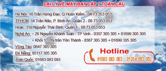 Đại lý vé máy bay giá rẻ tại huyện Mường Nhé của Vietjetair